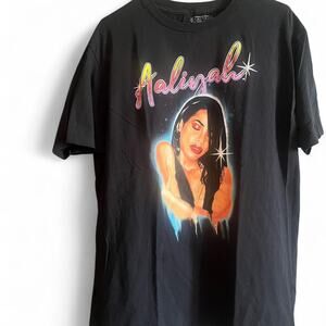 Aaliyah Graphic Tee | Vintage Style R&B Legend Shirt | Size Large | Gift Idea
